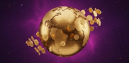 Moonwin golden planet coins illustration